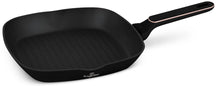 BerlingerHaus Grill Pan Black Rose Gold 28 x 28 cm - suitable for all heat sources - standard non-stick coating