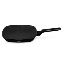 BerlingerHaus Grill Pan Black Rose Gold 28 x 28 cm - suitable for all heat sources - standard non-stick coating