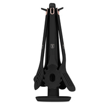 BerlingerHaus Kitchen Utensil Set with Stand Black Rose Gold - Silicone - 6-piece