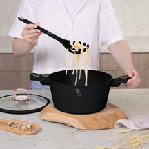 BerlingerHaus Kitchen Utensil Set with Stand Black Rose Gold - Silicone - 6-piece