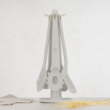 BerlingerHaus Kitchen Utensil Set with Standard Matte Cream - Silicone - 6-piece