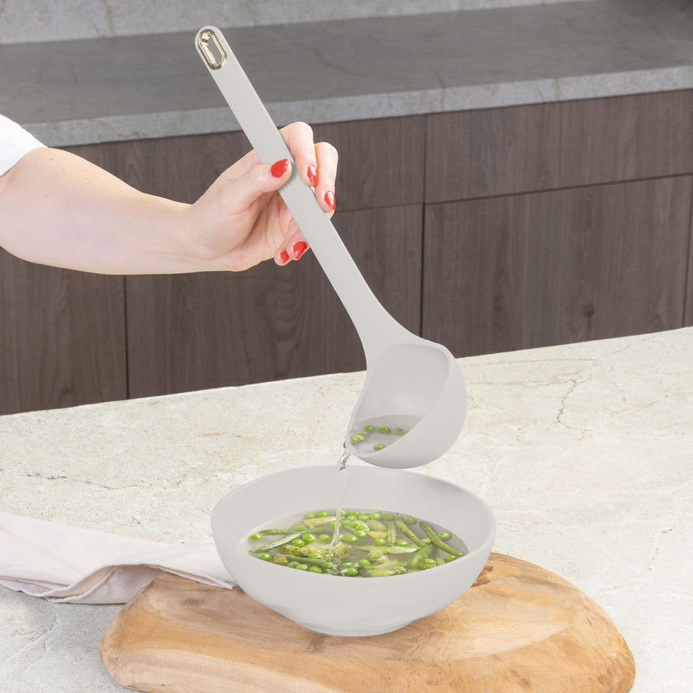 BerlingerHaus Kitchen Utensil Set with Standard Matte Cream - Silicone - 6-piece