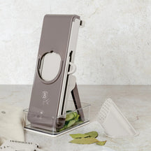 BerlingerHaus Mandoline / Vegetable Slicer Taupe - with Collection Tray
