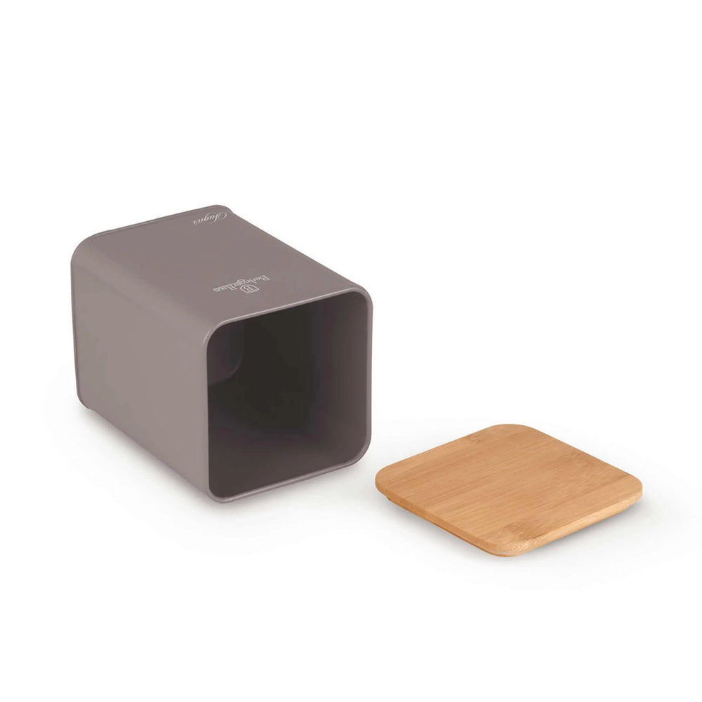 BerlingerHaus Panera con Botes de Almacenamiento Taupe - 4 piezas