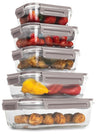 BerlingerHaus Glass Food Storage Containers Taupe - 5-piece