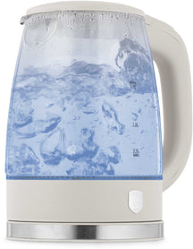 BerlingerHaus Electric Kettle Glass Matte Cream - 1.7 Liter - 2200W