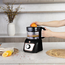 BerlingerHaus Food Processor / Food Chopper 8-in-1 Black Rose Gold - 500W