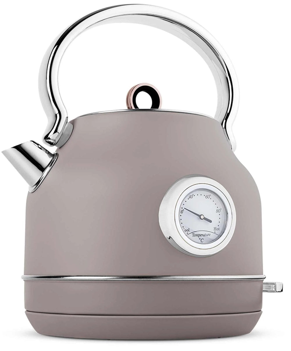 BerlingerHaus Hervidor Taupe - con Termómetro - 1.7 Litros - 2200W