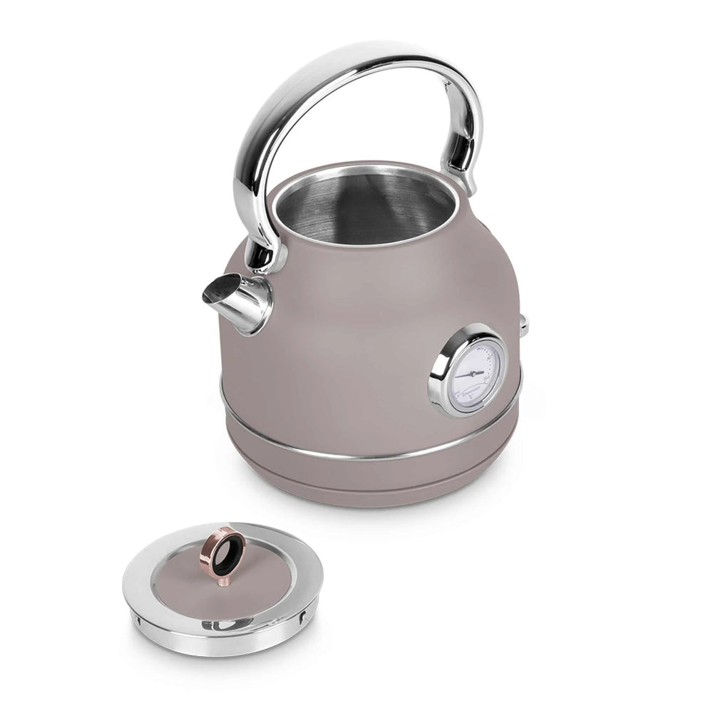 BerlingerHaus Hervidor Taupe - con Termómetro - 1.7 Litros - 2200W
