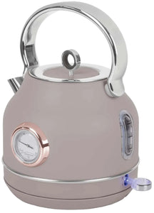 BerlingerHaus Hervidor Taupe - con Termómetro - 1.7 Litros - 2200W