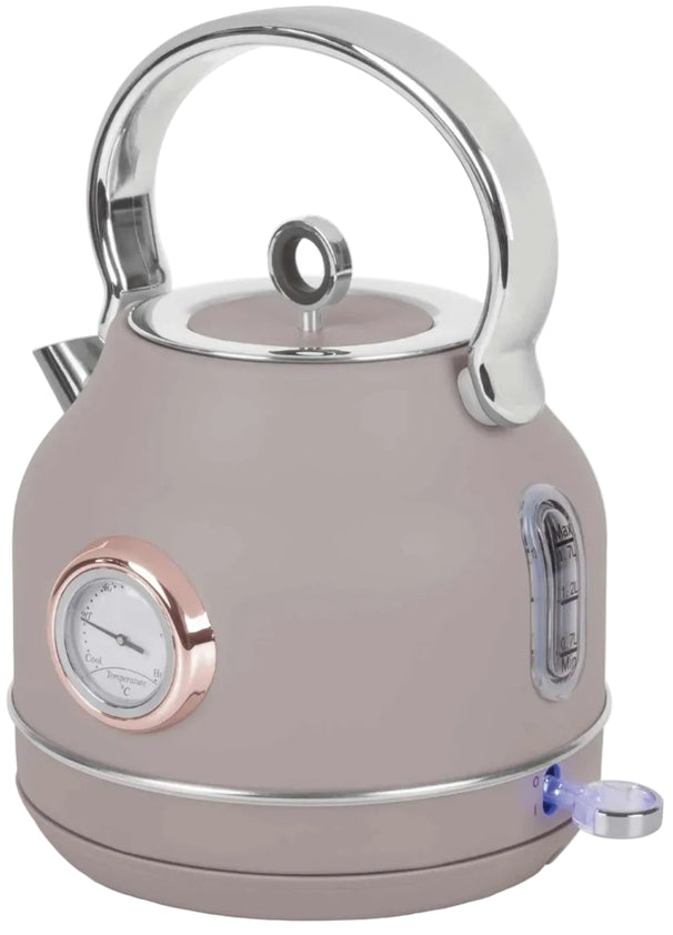 BerlingerHaus Electric Kettle Matte Taupe - with Thermometer - 1.7 Liter - 2200W