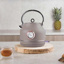 BerlingerHaus Hervidor Taupe - con Termómetro - 1.7 Litros - 2200W