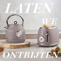 BerlingerHaus Hervidor Taupe - con Termómetro - 1.7 Litros - 2200W