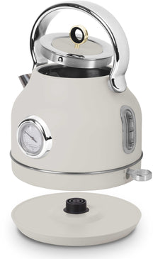 BerlingerHaus Hervidor de Agua Mate Crema - con Termómetro - 1.7 Litros - 2200W