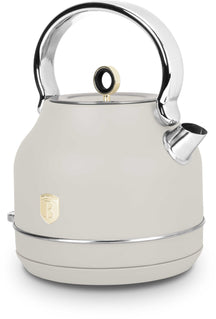 BerlingerHaus Hervidor de Agua Mate Crema - con Termómetro - 1.7 Litros - 2200W