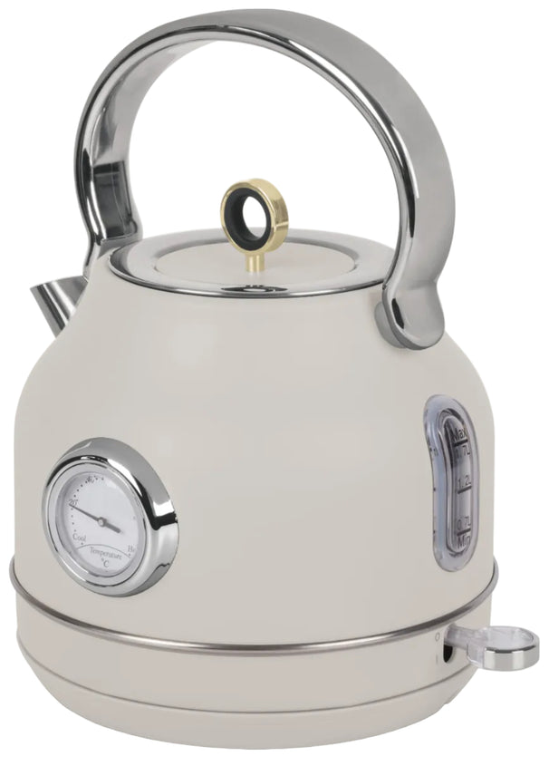 BerlingerHaus Electric Kettle Matte Cream - with Thermometer - 1.7 Liter - 2200W