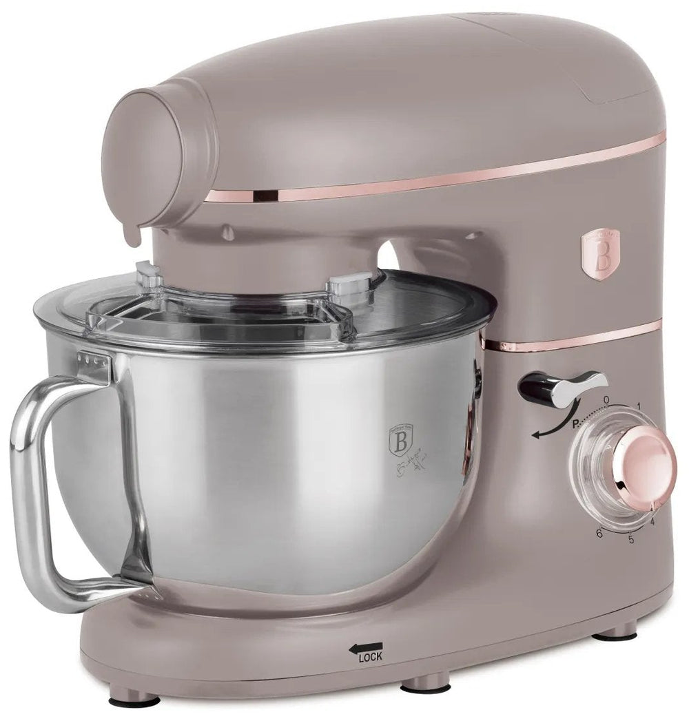 BerlingerHaus Multifunctional Stand Mixer Taupe - 4-in-1 - 1500W