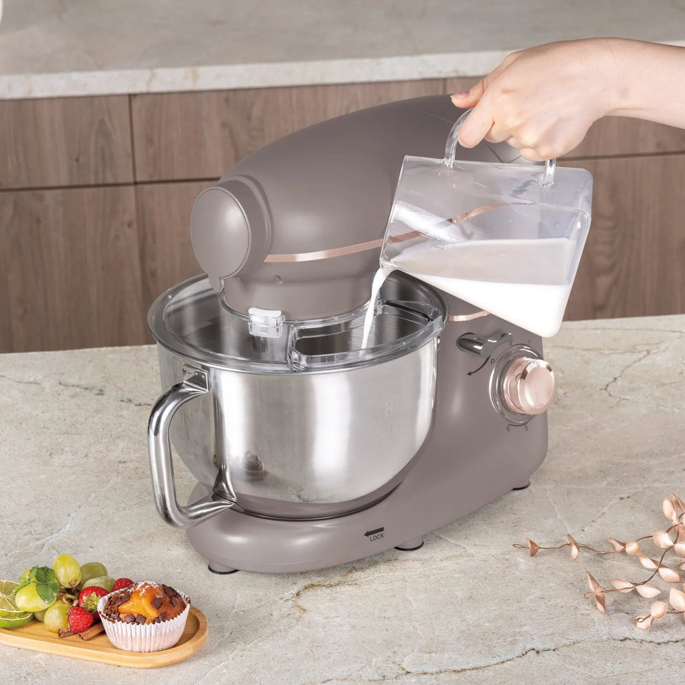 BerlingerHaus Multifunctional Stand Mixer Taupe - 4-in-1 - 1500W