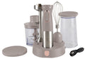BerlingerHaus Batidora de Mano Inalámbrica Taupe – 6-en-1 – 800 W