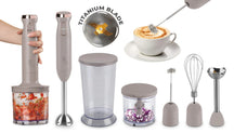 BerlingerHaus Immersion Blender Set Matte Taupe – 6-in-1 – 800 W