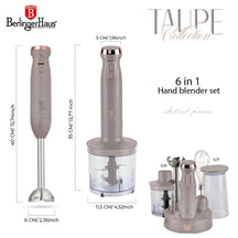 BerlingerHaus Immersion Blender Set Matte Taupe – 6-in-1 – 800 W
