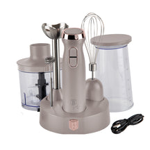 BerlingerHaus Immersion Blender Set Matte Taupe – 6-in-1 – 800 W