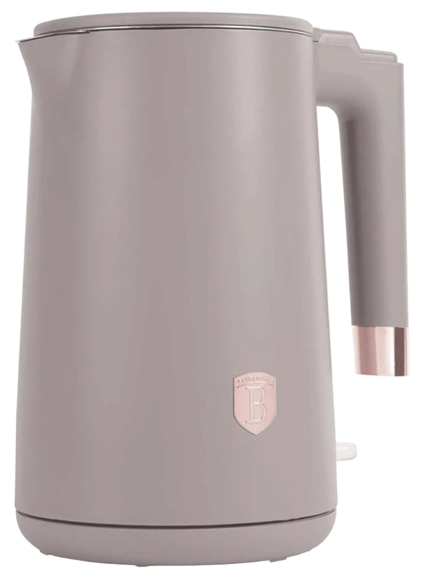 BerlingerHaus Electric Kettle Double-Walled Taupe - 1.7 Liter - 1800W