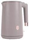 BerlingerHaus Electric Kettle Double-Walled Taupe - 1.7 Liter - 1800W