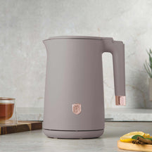 BerlingerHaus Electric Kettle Double-Walled Taupe - 1.7 Liter - 1800W
