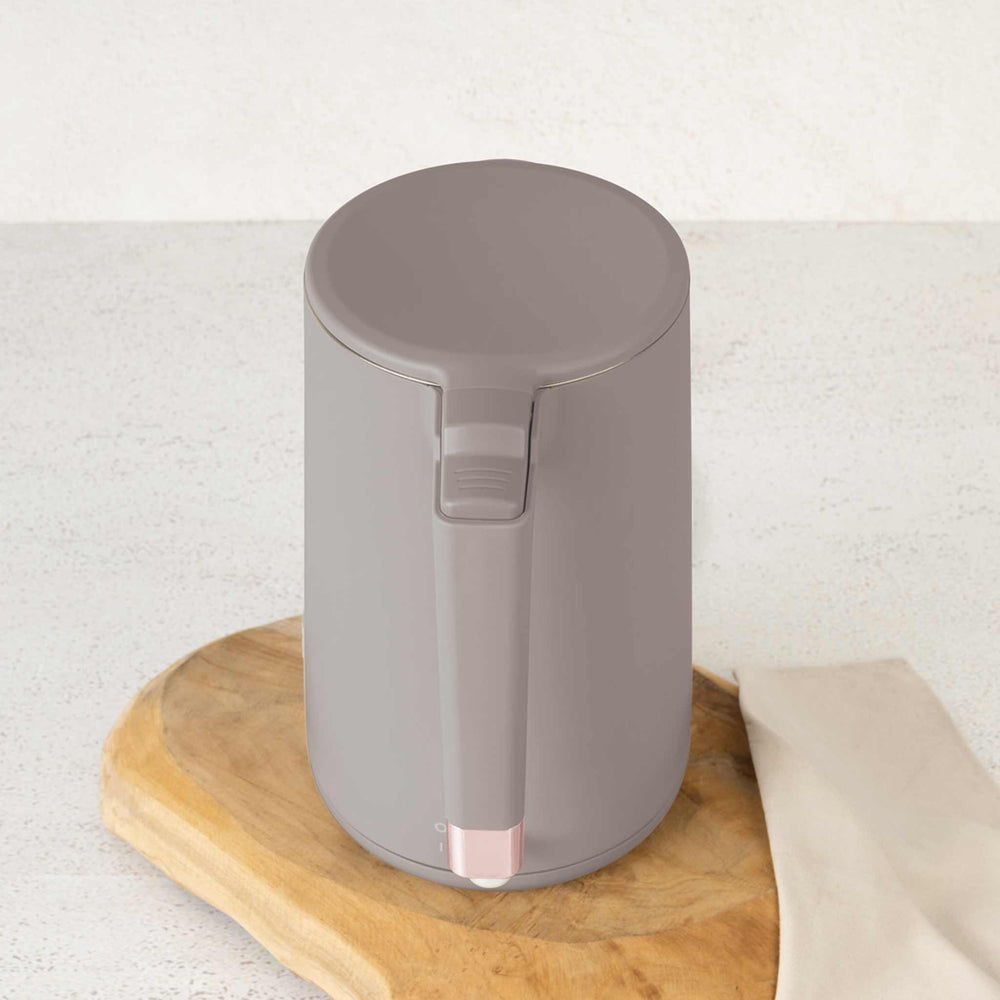 BerlingerHaus Electric Kettle Double-Walled Taupe - 1.7 Liter - 1800W