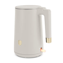 BerlingerHaus Hervidor de Agua Doble Pared Mate Crema - 1.7 Litros - 1800W