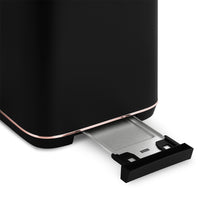 BerlingerHaus Digital Toaster Black Rose Gold - 2 Slots - 870W