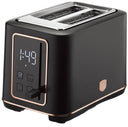 BerlingerHaus Digital Toaster Black Rose Gold - 2 Slots - 870W