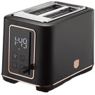 BerlingerHaus Digital Toaster Black Rose Gold - 2 Slots - 870W