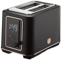 BerlingerHaus Digital Toaster Black Rose Gold - 2 Slots - 870W