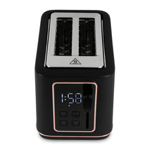 BerlingerHaus Digital Toaster Black Rose Gold - 2 Slots - 870W