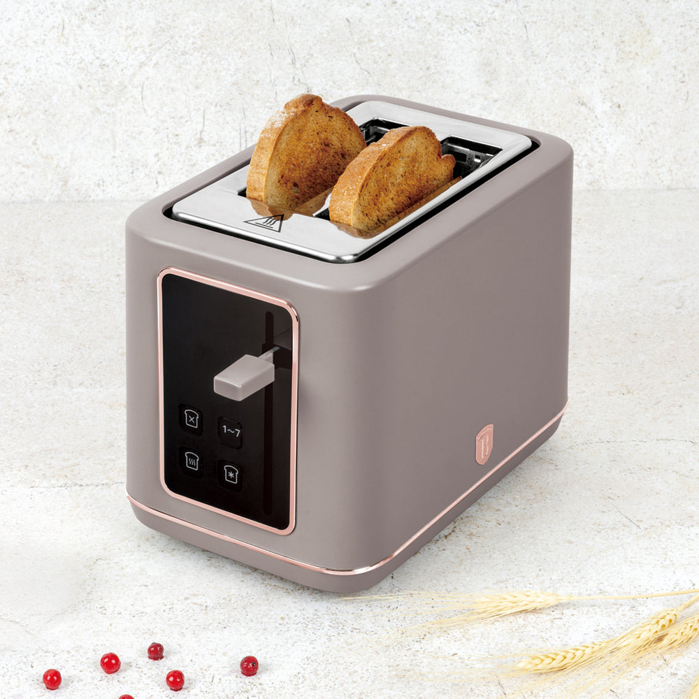 BerlingerHaus Tostadora Digital Taupe - 2 Ranuras - 870W