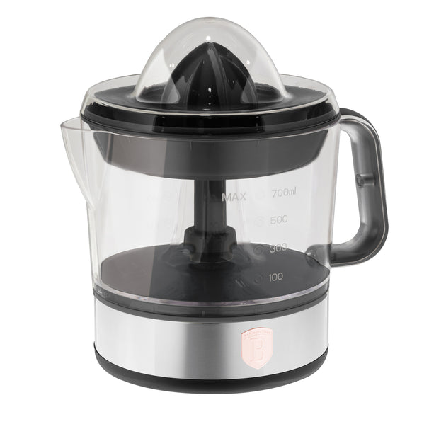 BerlingerHaus Electric Citrus Juicer / Orange Juicer Black Rose Gold - 0.7 L - 40 W