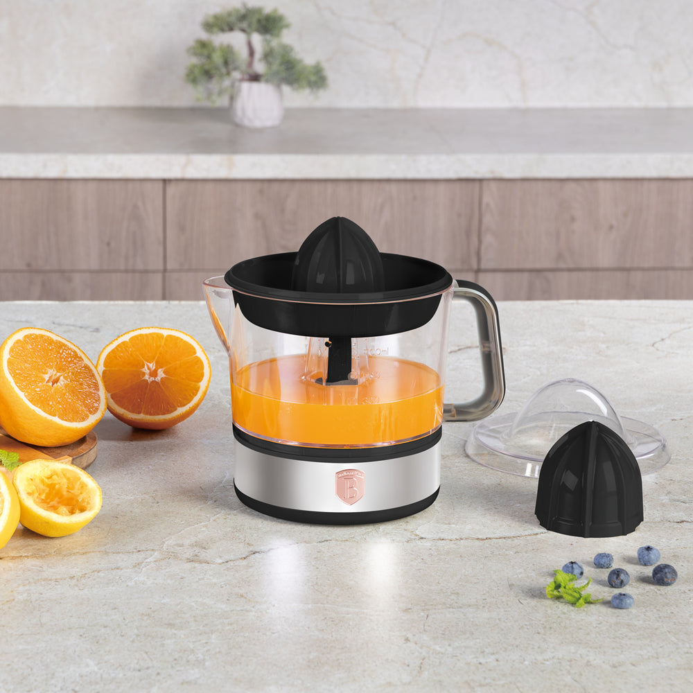 BerlingerHaus Electric Citrus Juicer / Orange Juicer Black Rose Gold - 0.7 L - 40 W