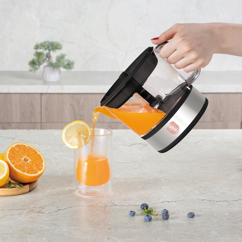 BerlingerHaus Electric Citrus Juicer / Orange Juicer Black Rose Gold - 0.7 L - 40 W