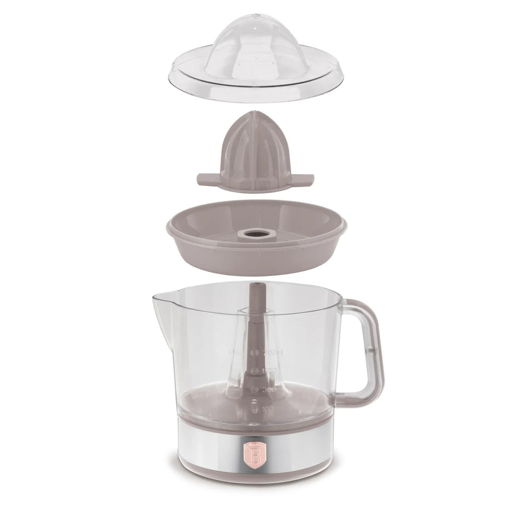 BerlingerHaus Exprimidor Eléctrico de Cítricos / Exprimidor de Naranjas Taupe - 0,7 L - 40 W