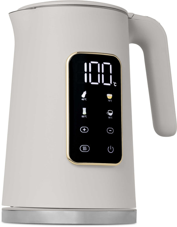 BerlingerHaus Electric Kettle Digital Matte Cream - Temperature Setting - 1.7 Liter - 2200W