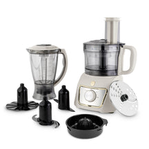 BerlingerHaus Food Processor / Food Chopper 8-in-1 Matte Cream - 500W