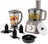 BerlingerHaus Food Processor / Food Chopper 8-in-1 Matte Taupe - 500W