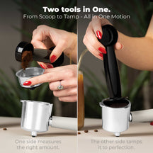 BerlingerHaus Espresso Machine / Piston Machine Digital Matte Cream - 3-in-1 - 20 Bar - 1.02 Liter
