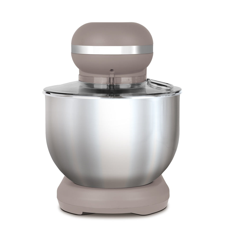 BerlingerHaus Robot de Cocina Taupe - Tazón de Acero Inoxidable 6 Litros - 1500W