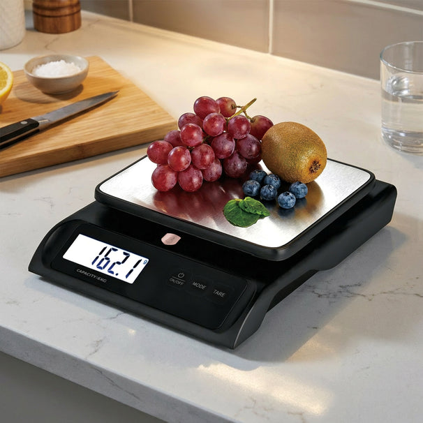 BerlingerHaus Digital Kitchen Scale Black Rose Gold - Maximum 6 kg