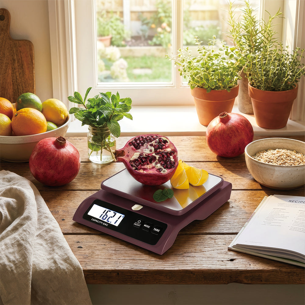 BerlingerHaus Báscula de Cocina Digital Burdeos - Máximo 6 kg