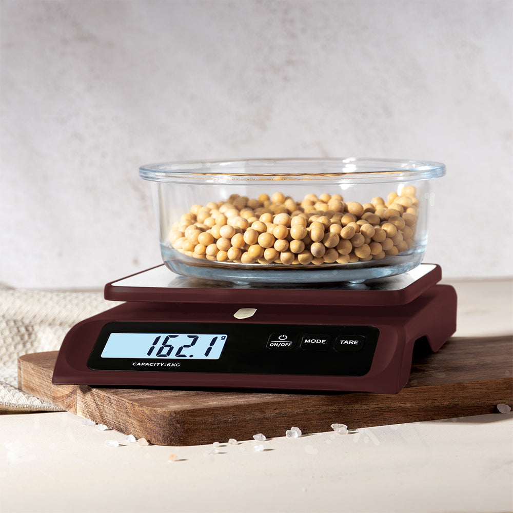 BerlingerHaus Báscula de Cocina Digital Burdeos - Máximo 6 kg