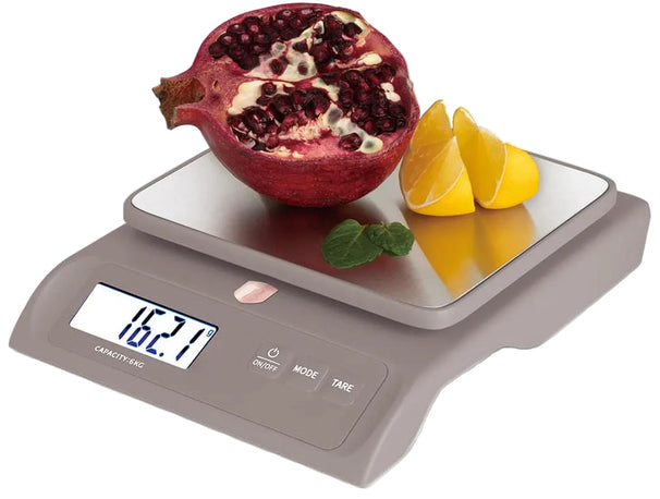 BerlingerHaus Digital Kitchen Scale Taupe - Maximum 6 kg